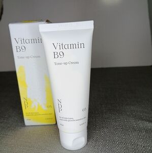 NATURAL DERMA PROJECT Makeup Primer Cream for Glowy Skin Tone Up Vitamin B9 M...